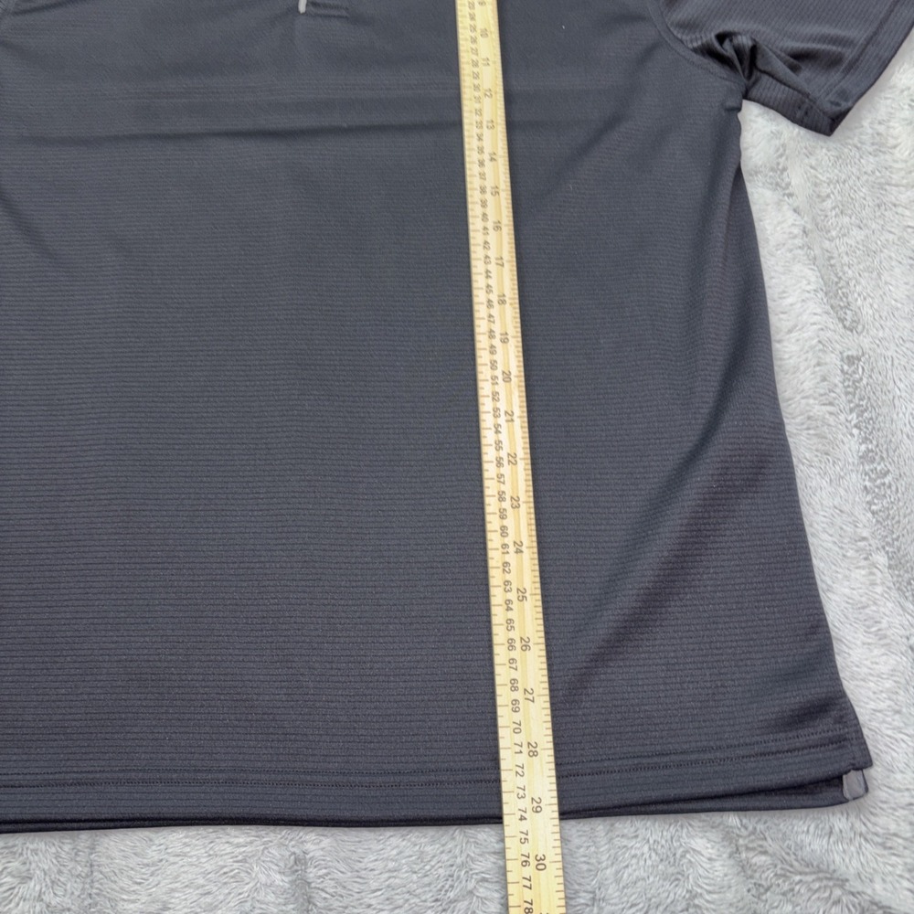 Under Armour Heatgear Golf Polo Shirt Mens Lg Black Short Sleeve Logo - Picture 5 of 7